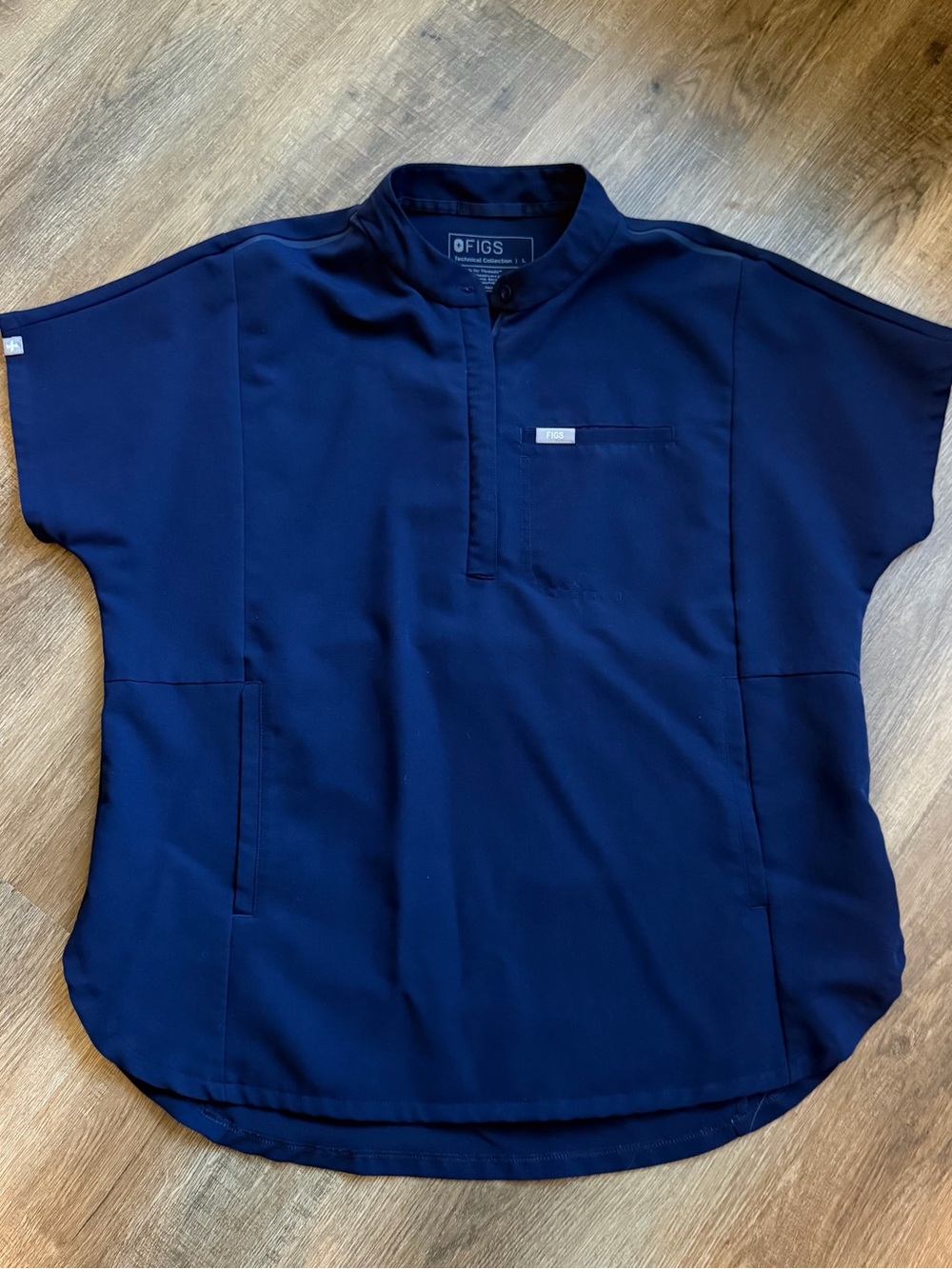 FIGS Navy Women's Limited Edition Scrub Top